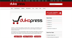 Desktop Screenshot of dukapress.org