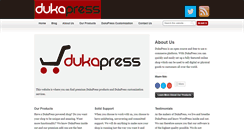 Desktop Screenshot of dukapress.com