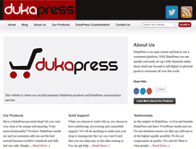 Tablet Screenshot of dukapress.com